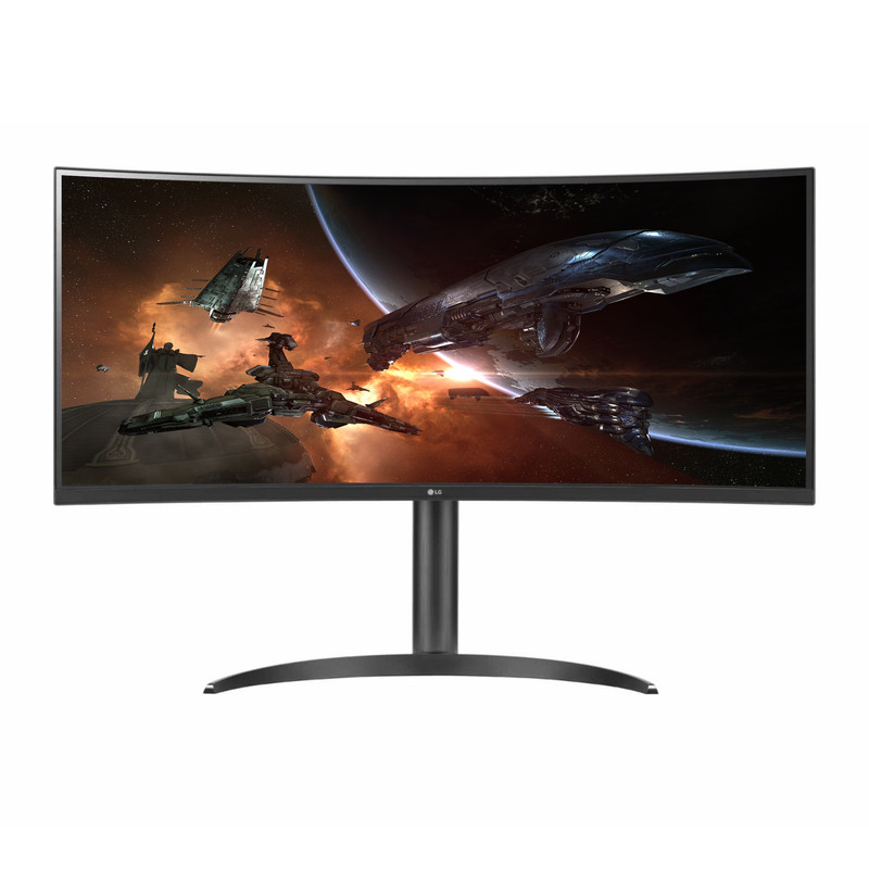 مانیتور خمیده 34 اینچ ال جی مدل 34WQ75C-B با وضوح UWQHD، پنل IPS و نرخ بهروزرسانی 60 هرتز — تصویر ۳