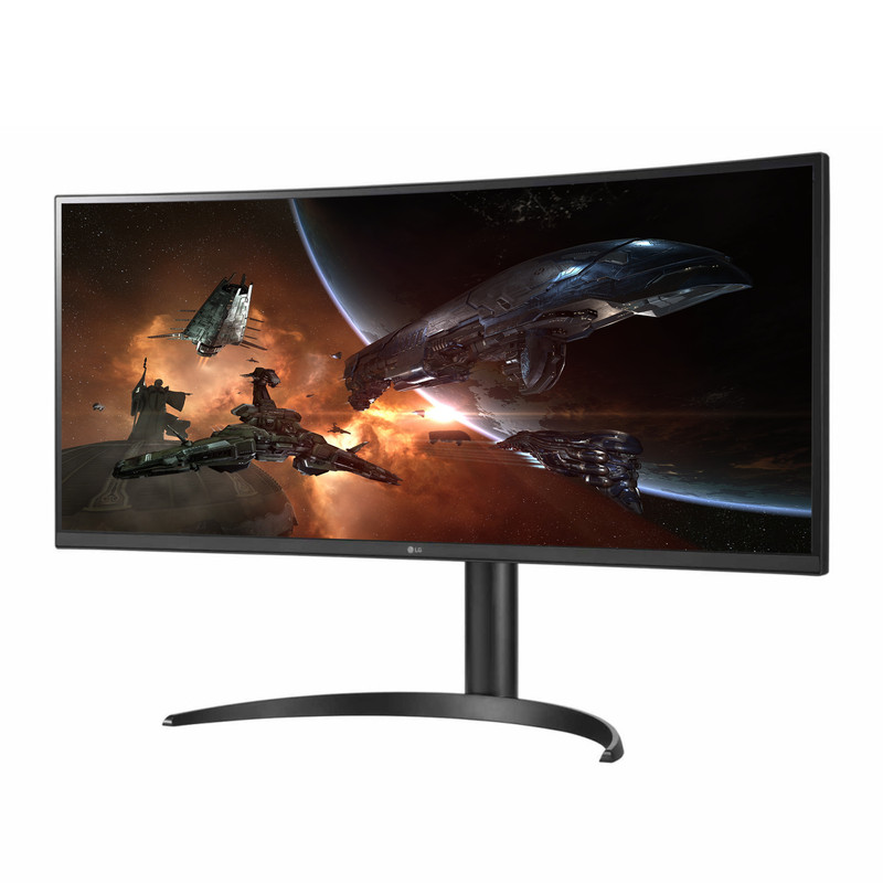 مانیتور خمیده 34 اینچ ال جی مدل 34WQ75C-B با وضوح UWQHD، پنل IPS و نرخ بهروزرسانی 60 هرتز — تصویر ۴