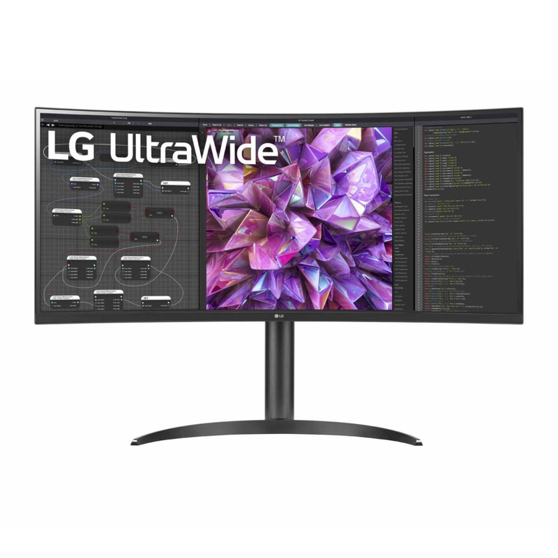 مانیتور خمیده 34 اینچ ال جی مدل 34WQ75C-B با وضوح UWQHD، پنل IPS و نرخ بهروزرسانی 60 هرتز — تصویر ۵