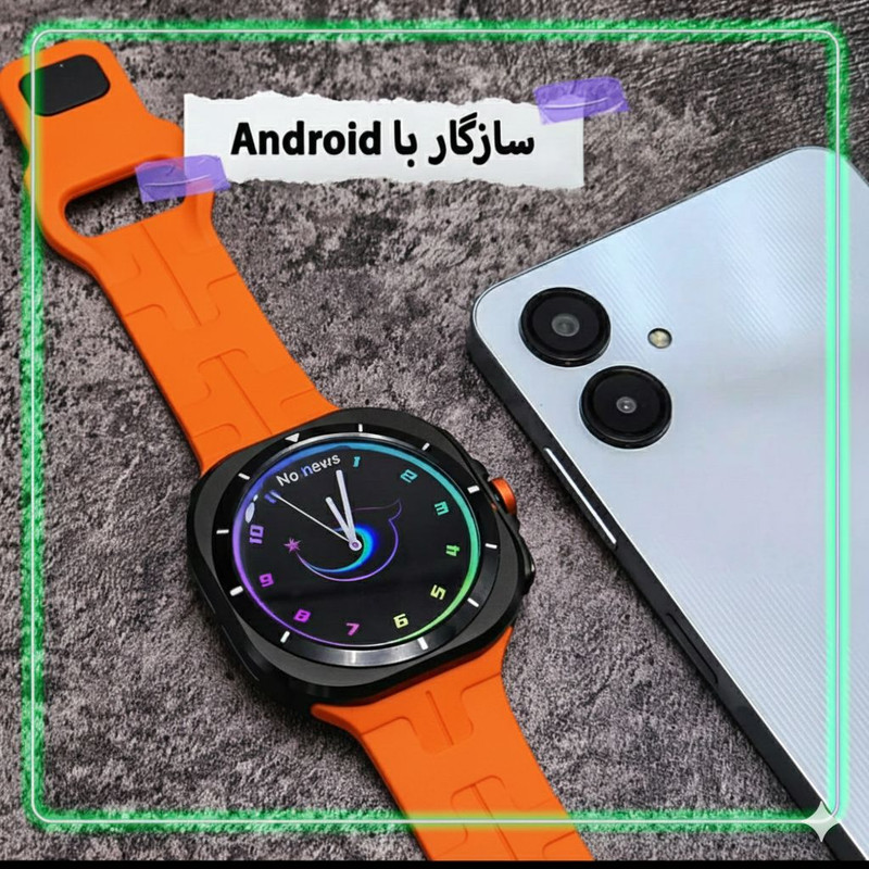 ساعت هوشمند ۴۶ میلی متری اوکپو مدل OK5 با ۷ بند متنوع — تصویر ۳