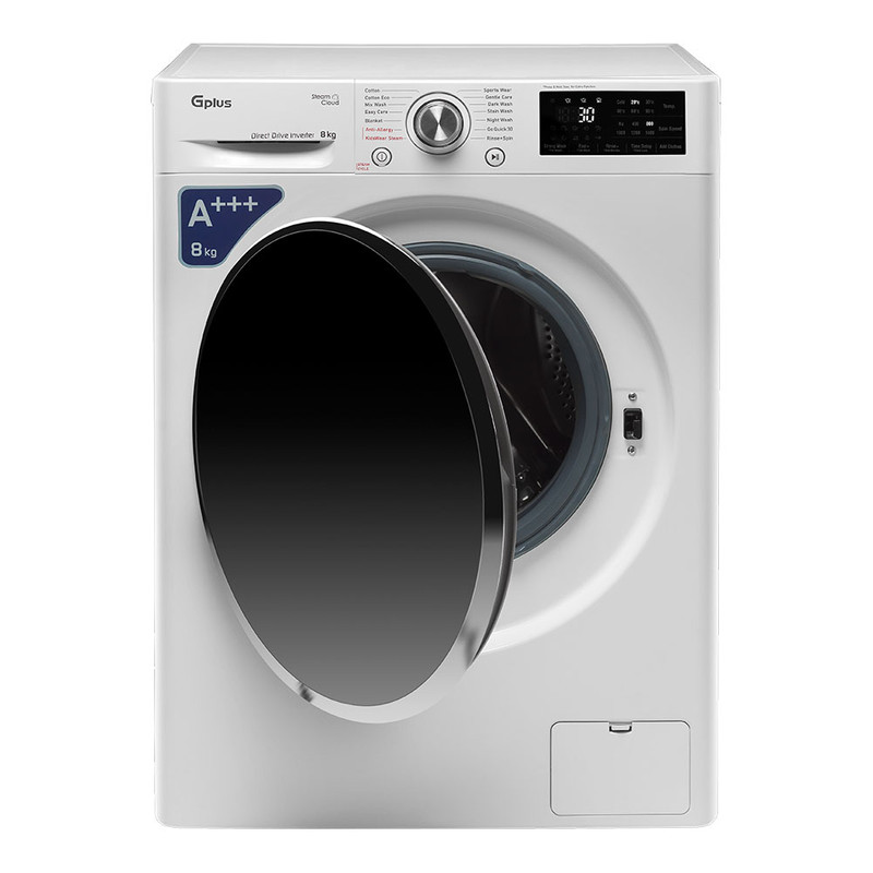 ماشین لباسشویی جی پلاس مدل GWM-P880W ظرفیت 8 کیلوگرم — تصویر ۵