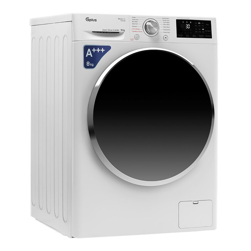 ماشین لباسشویی جی پلاس مدل GWM-P880W ظرفیت 8 کیلوگرم — تصویر ۸