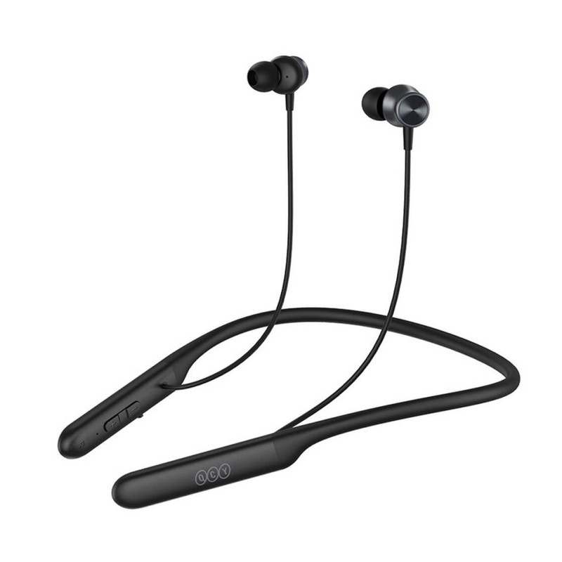 هدفون بلوتوثی گردنی QCY مدل C2 با قابلیت حذف نویز محیطی (ENC)، درگاه شارژ USB Type-C، با قابلیت شارژ سریع، مقاوم در برابر رطوبت و عرق (IPX4) — تصویر ۲