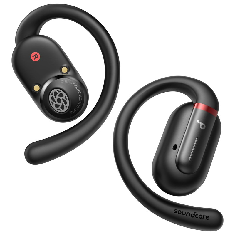 هدفون بلوتوثی انکر مدل Soundcore V30i بدون قابلیت نویز کنسلینگ، درگاه شارژ USB Type-C، دارای 4 میکروفون با فناوری هوش مصنوعی، مقاوم در برابر آب و تعریق با تکنولوژی SweatGuard — تصویر ۳
