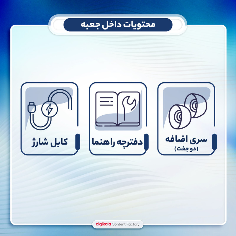هدفون بلوتوثی مدل M19 Newest با میکروفون نویز کنسلینگ، درگاه شارژ microUSB، امکان استفاده به صورت پاوربانک — تصویر ۴