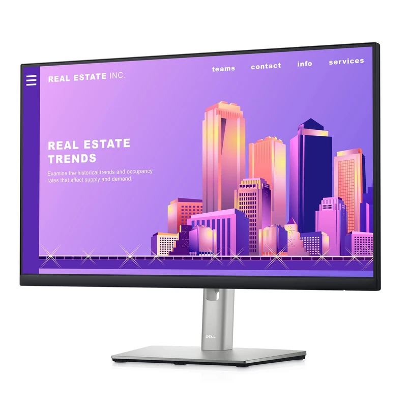مانیتور استوک دل مدل P2422H سایز 23.8 اینچ - مشکی — تصویر ۳
