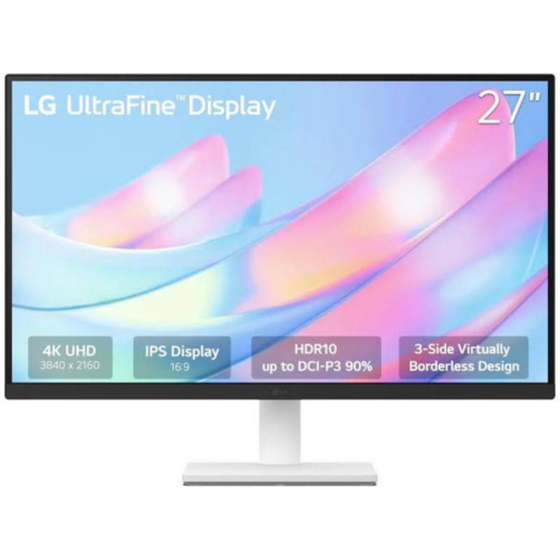 مانیتور 27 اینچ ال جی مدل 27US550-W با وضوح Ultra HD - 4K پنل IPS و نرخ به روزرسانی 60 هرتز — تصویر ۲