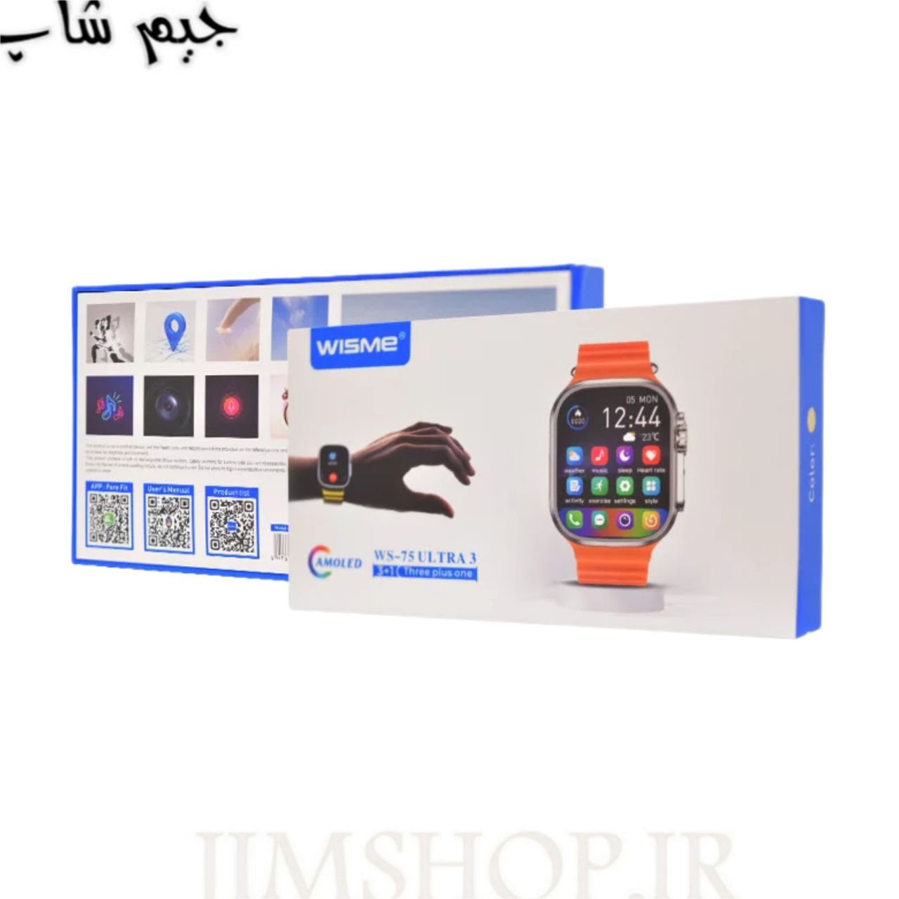 ساعت هوشمند ۴۸ میلی متری ویسمی مدل WS 85 ULTRA3 با بند فلزی — تصویر ۵