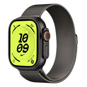 ساعت هوشمند 49 میلی متری مدل QX75 MAX با بند فلزی