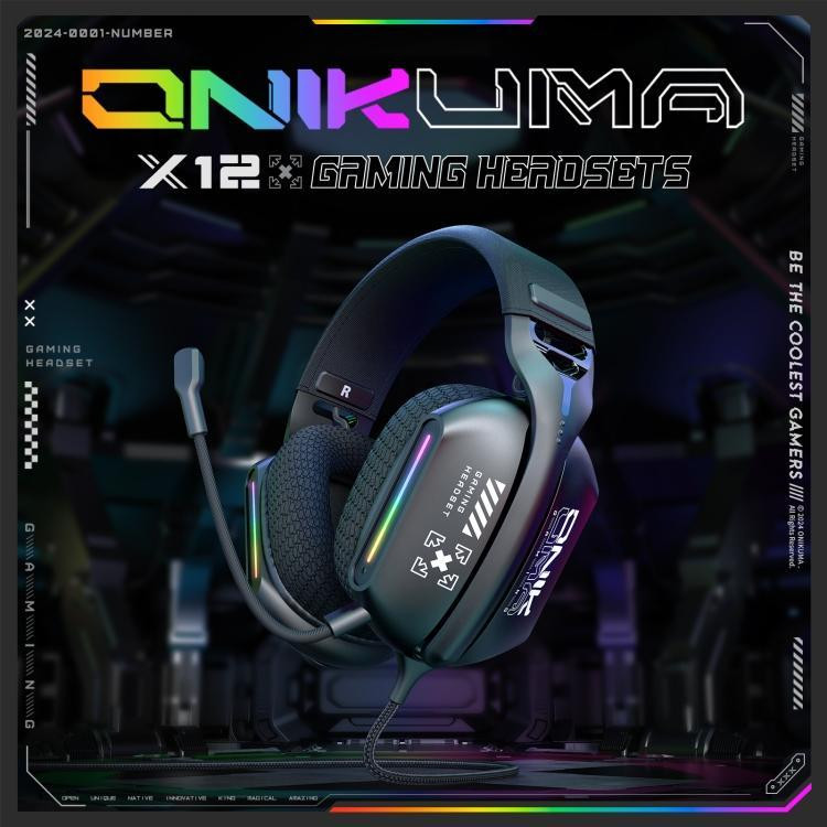 هدست گیمینگ اونیکوما مدل X12 RGB — تصویر ۴