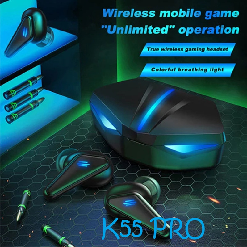 هدفون گیمینگ بلوتوثی مدل K55 PRO — تصویر ۳