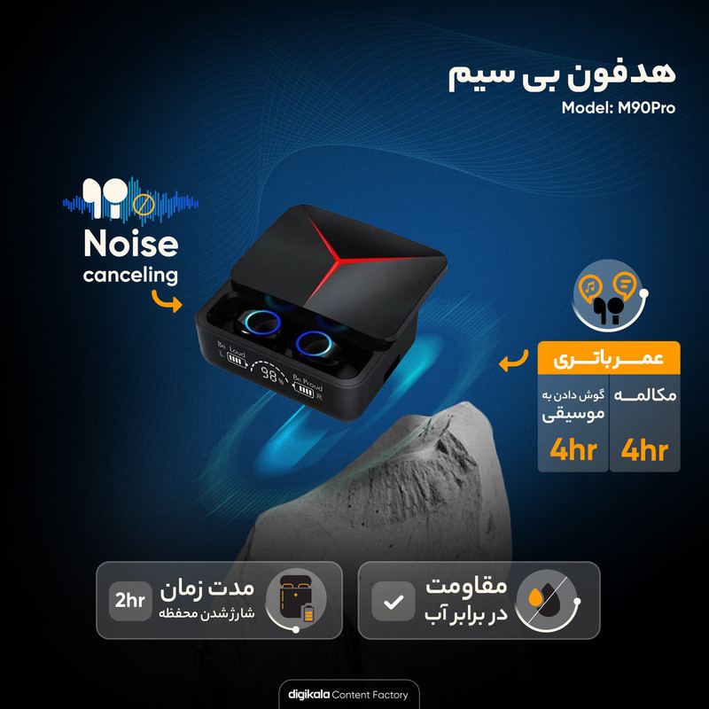 هدفون گیمینگ مدل tws — تصویر ۴