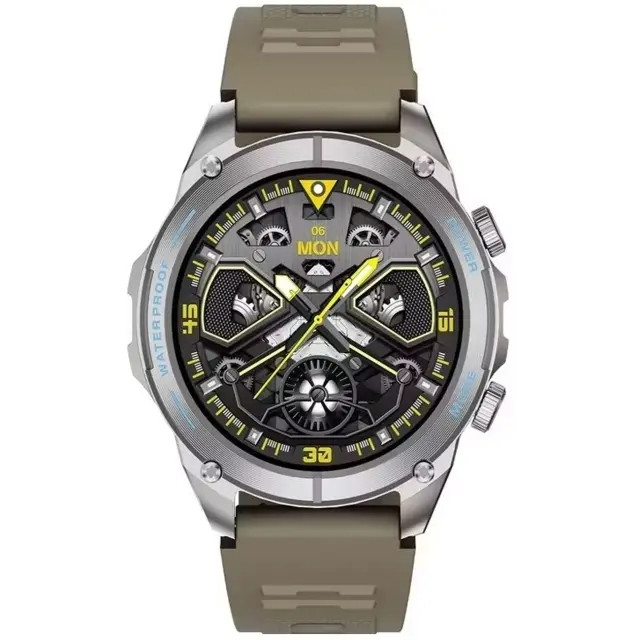 ساعت هوشمند 1.43 اینچی پاورولوجی مدل Titan Rugged Sport با بند سیلکونی — تصویر ۴