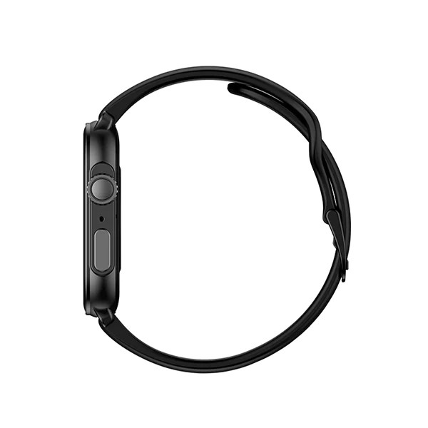 ساعت هوشمند ایمیکی مدل SF1E دارای قابلیت های صفحه نمایش رنگی، صفحه نمایش لمسی، قابلیت مکالمه از طریق بلوتوث بند سیلیکون — تصویر ۵