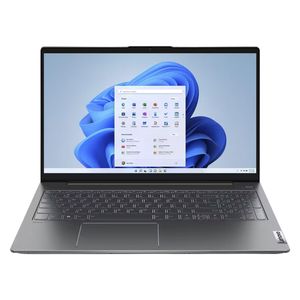 لپ‌تاپ لنوو مدل IdeaPad 5 15IAL7 با پردازنده Core i5-1235U و گرافیک MX550، رم DDR4 16GB با فرکانس 3200MHz، حافظه SSD با ظرفیت 512GB، نمایشگر 15.6 اینچ IPS با وضوح Full HD، دارای نور پس‌زمینه کیبورد و 