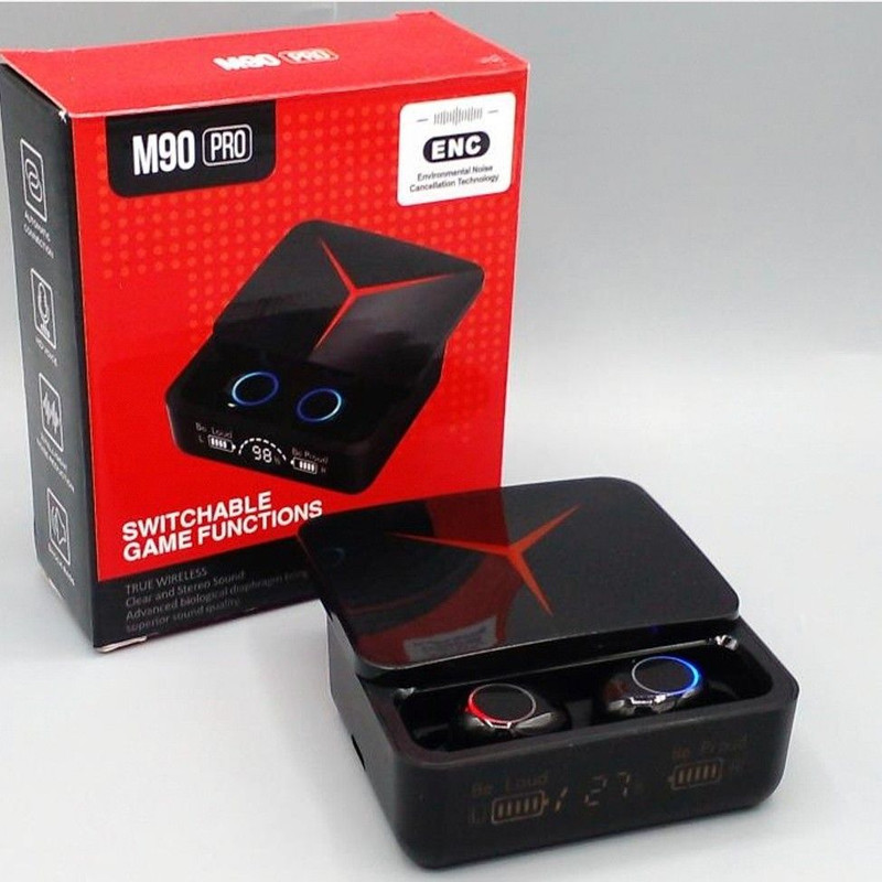 هدست بلوتوثی مدل M90 pro 2024 — تصویر ۴