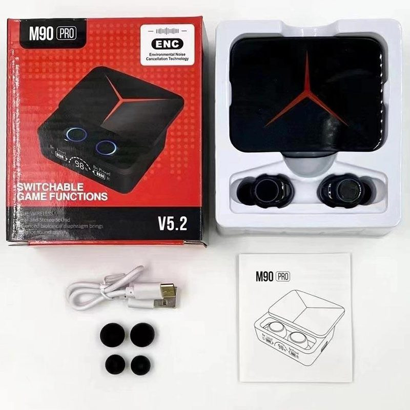 هدست بلوتوثی مدل M90 pro 2024 — تصویر ۵