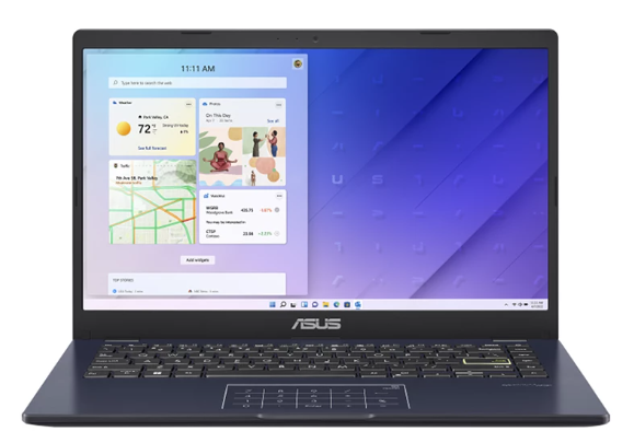 لپ تاپ ایسوس 14 اینچی مدل Vivobook E410KA Celeron N4500 4GB 256GB 64GB