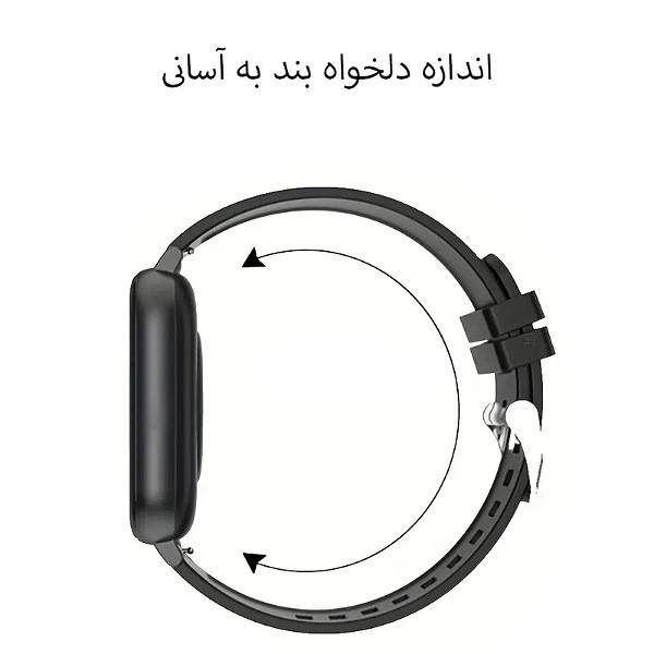 ساعت هوشمند 49 میلی متری تیکت مدل TK-W50 به همراه 6 بند سیلیکونی — تصویر ۳