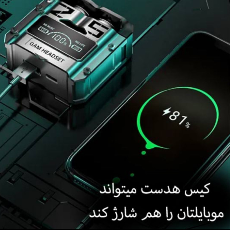 هدفون بلوتوثی مدل m25 — تصویر ۳