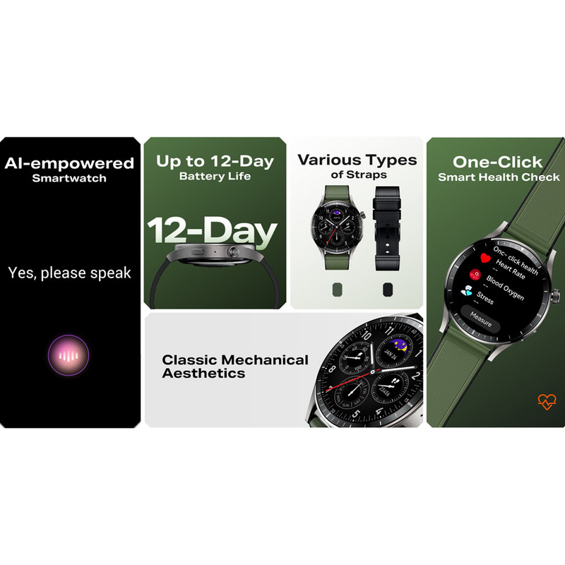 ساعت هوشمند 47 میلیمتری اینفینیکس مدل XWATCH N4 PRO با بند پلاستیکی — تصویر ۵
