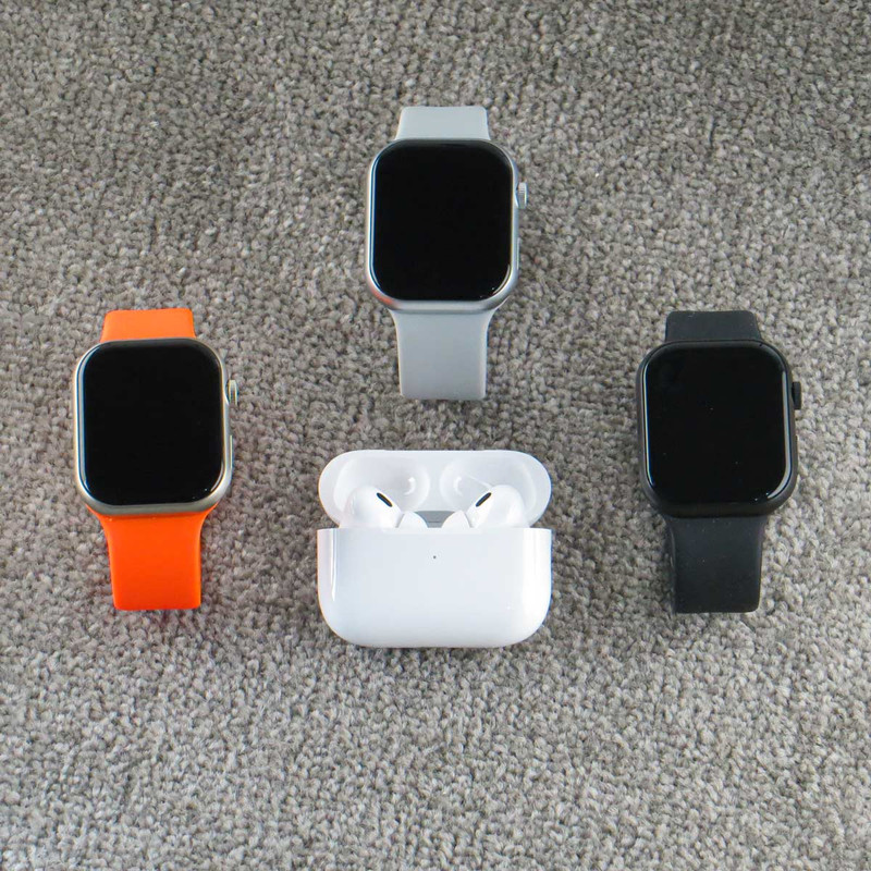 ساعت هوشمند ورنا مدل W45 Max with Airpod pro به همراه هدفون بلوتوثی — تصویر ۵