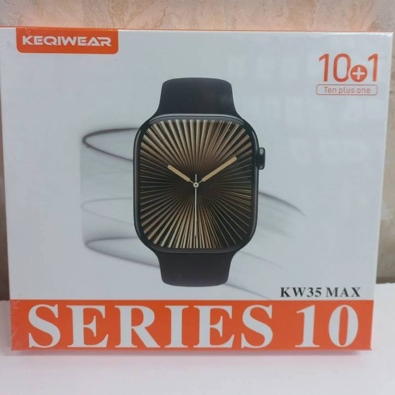 ساعت هوشمند ۴۵ میلی متری کیکویر مدل kw35 max با بند سیلیکونی — تصویر ۴