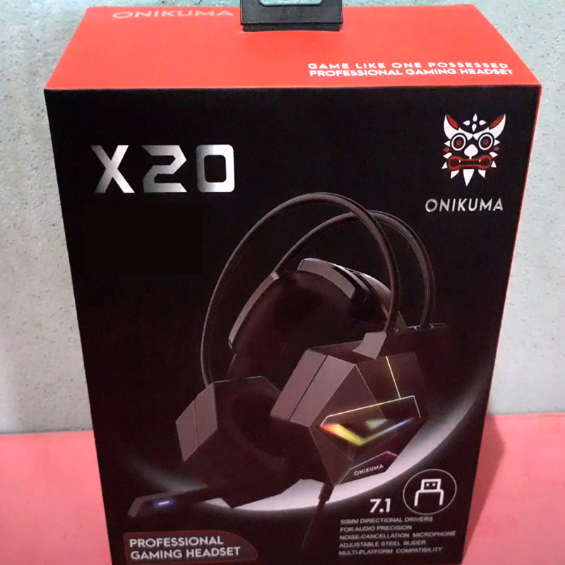 هدست مخصوص بازی اونیکوما مدل X20 7.1 — تصویر ۴