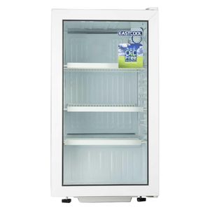 یخچال 5 فوت ایستکول مدل TM-4294-CS، با ارتفاع 80، پهنای 45 و عمق 52 سانتی متر، میزان مصرف انرژی C، دارای 4 طبقه در یخچال، دارای پایه های قابل تنظیم