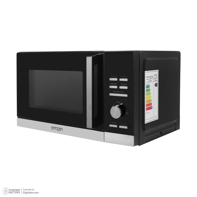 مایکروویو 1450 وات 30 لیتر اسماگن مدل MF830 دارای 8 برنامه پخت — تصویر ۳