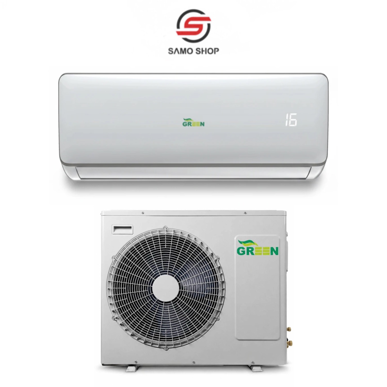 کولر گازی اسپلیت دیواری 30000 اینورتر گرین مدل SDK-CH30F1C1A2P — تصویر ۸