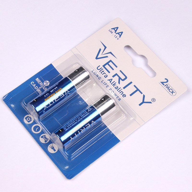 باتری قلمی وریتی مدل Ultra Alkaline بسته دو عددی — تصویر ۲