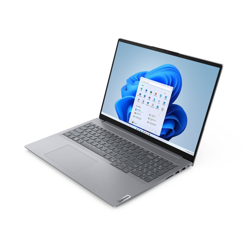 لپ تاپ 16 اینچی لنوو مدل ThinkBook 16 G6 IRL-i3 1315U-16GB DDR5 5200MHz-512GB SSD-IPS-Backlit-Fingerprint - کاستوم شده — تصویر ۲