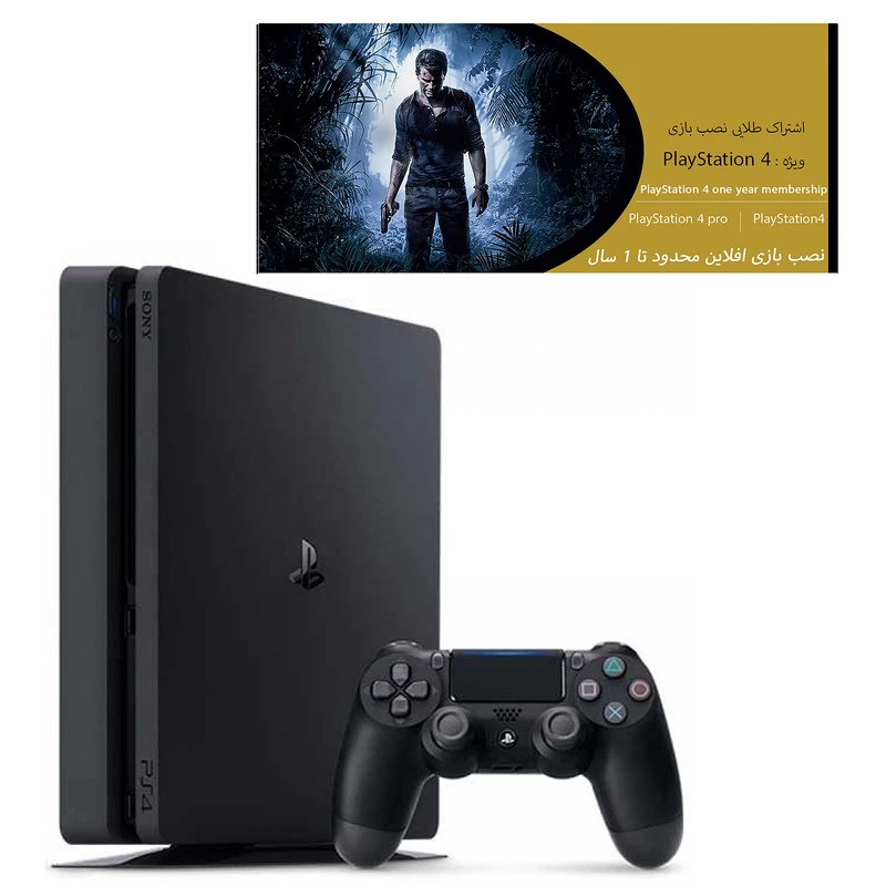 کنسول بازی سونی مدل Playstation 4 Slim ریجن 3 سری CUH-2218B ظرفیت 1 ترابایت — تصویر ۳