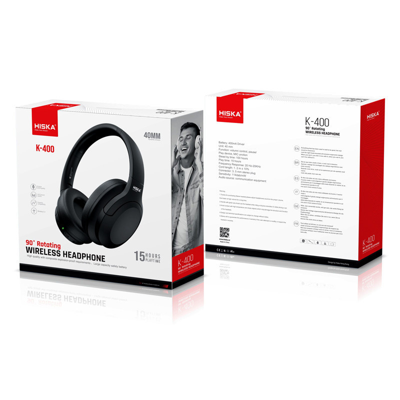 هدفون بلوتوثی هیسکا مدل K-400 — تصویر ۸