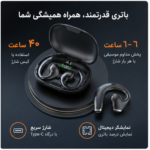 هدفون بلوتوثی مدل TWS EL — تصویر ۳