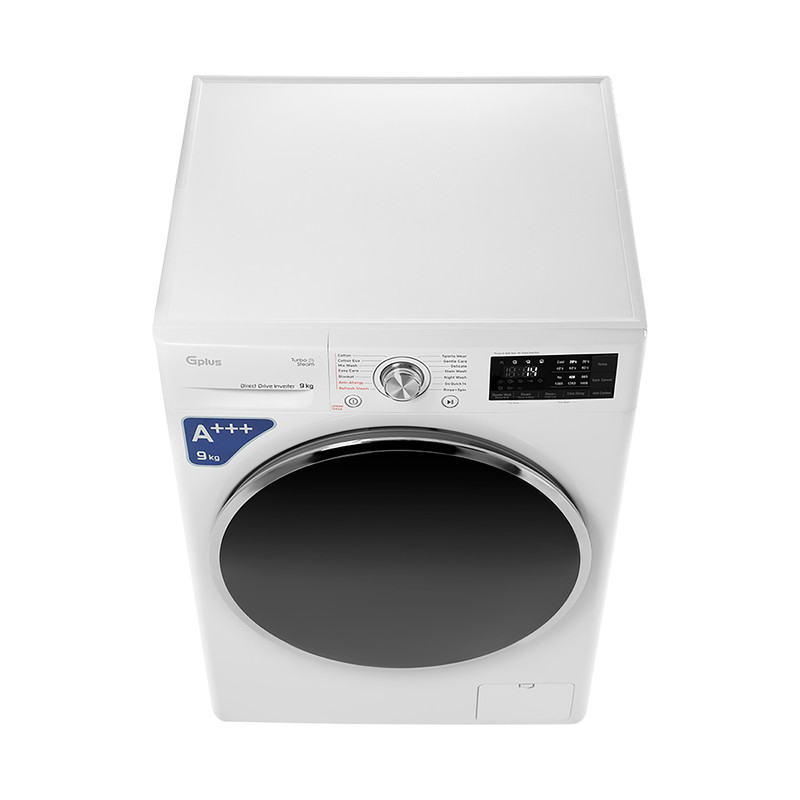 ماشین لباسشویی 9 کیلوگرم اتوماتیک جی پلاس مدل GWM-R909W — تصویر ۳