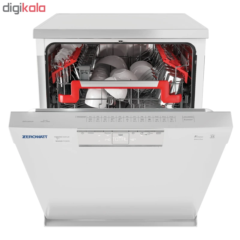 ماشین ظرفشویی 16 نفره زیرووات مدل ZDPN 1S641 — تصویر ۶