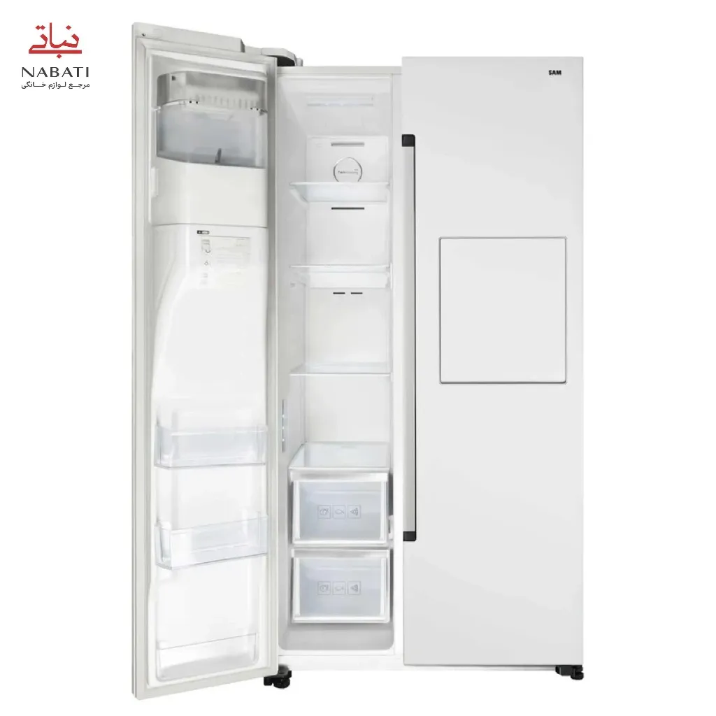 یخچال فریزر ساید بای ساید 32 فوت سام مدل ROSSO 3/W — تصویر ۸