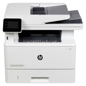پرینتر اچ پی تک رنگ سه کاره با چاپ لیزری مدل LaserJet Pro MFP M428dw، سایز چاپ A4، قابلیت چاپ دو رو، چاپ فایل‌های فلش مموری از طریق USB، مجهز به پورت شبکه و WiFi، دارای صفحه نمایش LCD