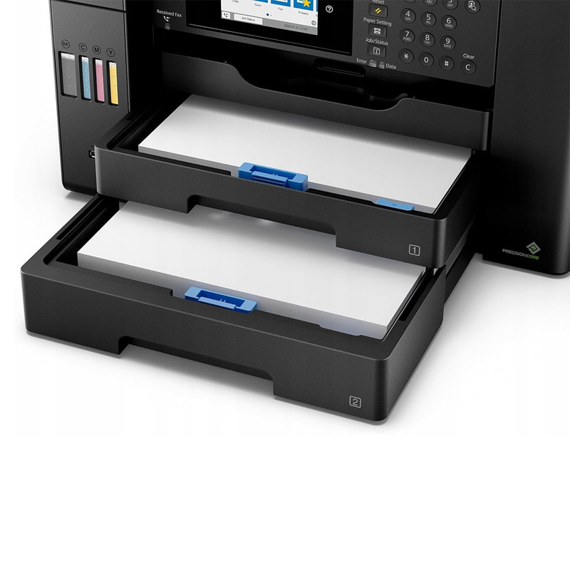 پرینتر جوهر افشان چندکاره رنگی اپسون مدل EcoTank L15150 با اتصال باسیم و بی‌سیم سایز چاپ A3+ با قابلیت چاپ دو رو — تصویر ۳