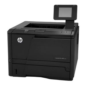 پرینتر لیزری تک کاره تک رنگ اچ پی مدل LaserJet Pro 400 M401dn سایز چاپ A4 با قابلیت چاپ دو رو خودکار و چاپ از روی حافظه فلش