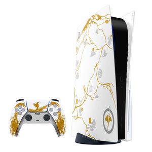 برچسب کنسول بازی هاماگراف مدل پلی استیشن 5 ghost of yotei bundle باندل گوست آف یوتی مناسب دستگاه فت دیسک خور