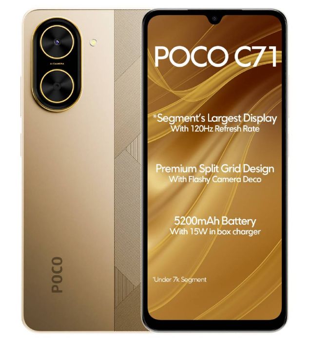 گوشی پوکو C71 ظرفیت 128 گیگ رم 4