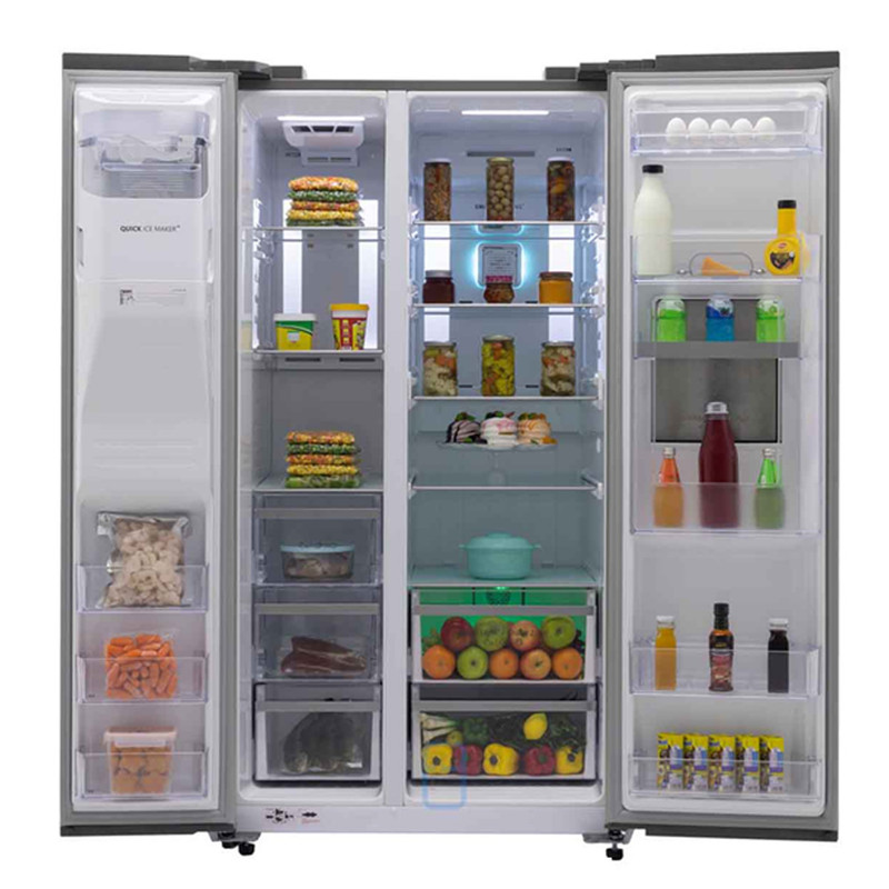 یخچال فریزر ساید بای ساید 27 فوت اسنوا مدل S1Di-S110-W — تصویر ۴