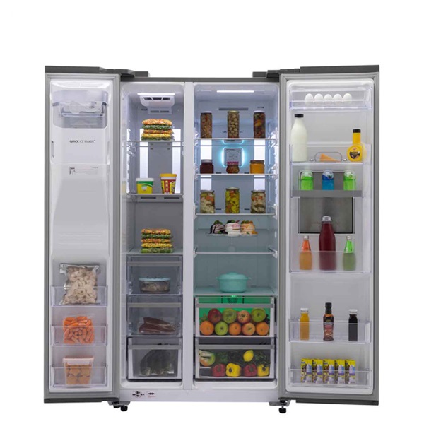 یخچال فریزر ساید بای ساید 27 فوت اسنوا مدل S1Di-S110-W — تصویر ۷