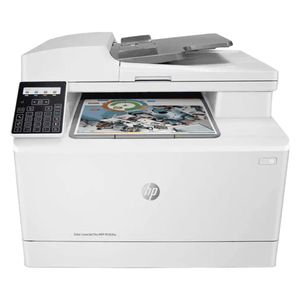 پرینتر اچ ‌پی رنگی چهار کاره با چاپ لیزری مدل LaserJet Pro MFP M183fw، سایز چاپ A4، قابلیت چاپ دو رو