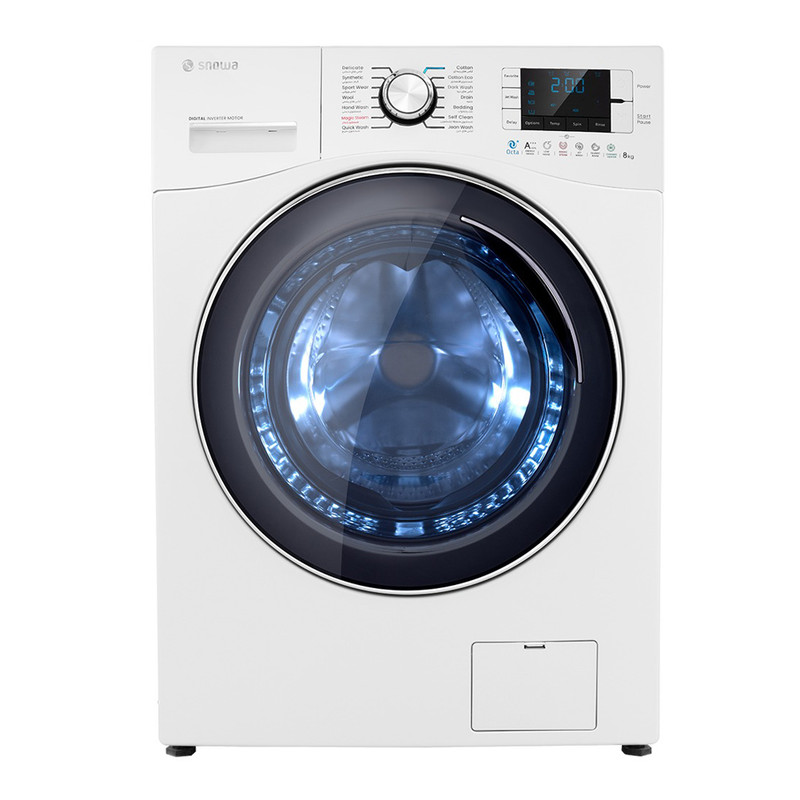 ماشین لباسشویی 8 کیلوگرم اتوماتیک اسنوا مدل SWM-D80S — تصویر ۲