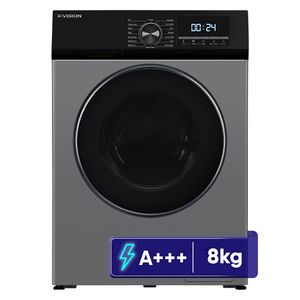 ماشین لباسشویی 8 کیلوگرم اتوماتیک ایکس ویژن مدل TP82-BSD