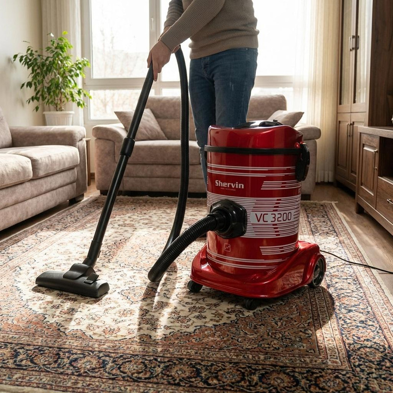 جاروبرقی 1500 وات شروین مدل VC3200 — تصویر ۳